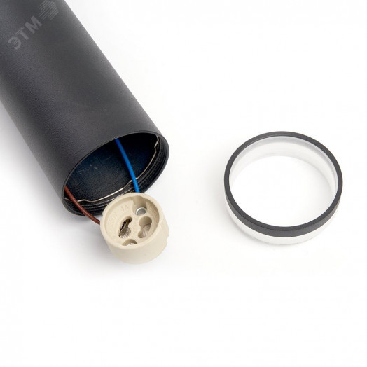 Светильник ДСО GU10 без лампы на подвесе черный