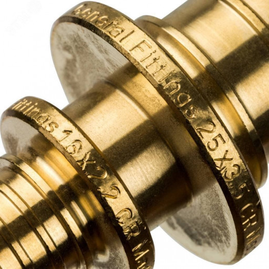 Муфта соед/перех 25x16 для труб из сшитого полиэтилена аксиальный