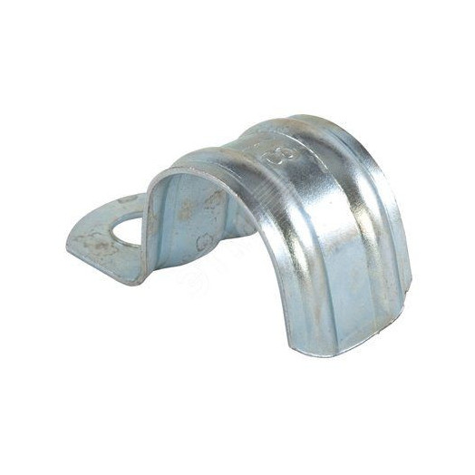 Скоба 26мм однолапковая крепежная металл BSM