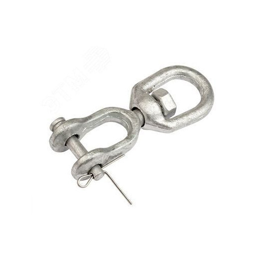 Вертлюг петля-вилка D6