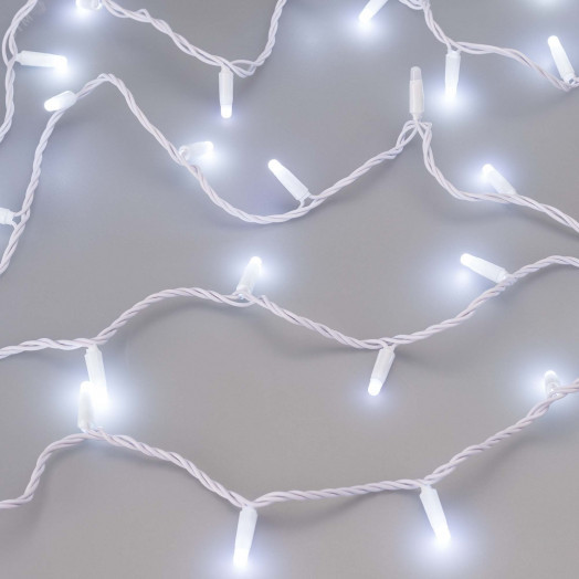 Гирлянда светодиодная декоративная ARD-STRING-CLASSIC-10000-WHITE-100LED-MILK-FLASH White (230V, 7W) (ARDCL, IP65)