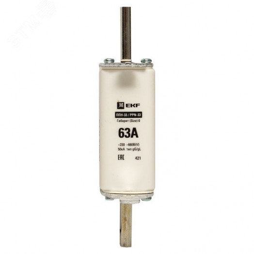 Вставка плавкая ППН-33 160/63А габарит 0