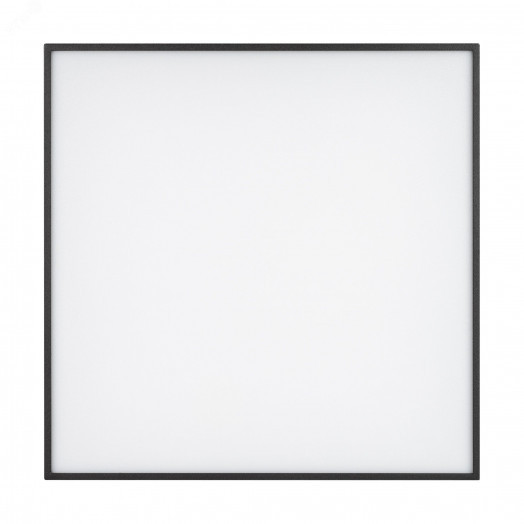 Светильник SP-QUADRO-S250x250-25W Day4000 (BK, 120 deg, 230V) (IP40 металл, 3 года)