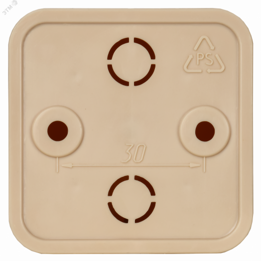 Коробка распаячная КМ для открытой проводки 50х50х20мм сосна