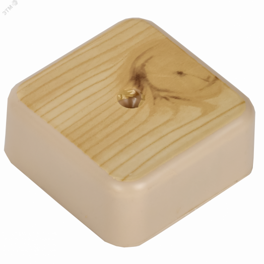 Коробка распаячная КМ для открытой проводки 50х50х20мм сосна