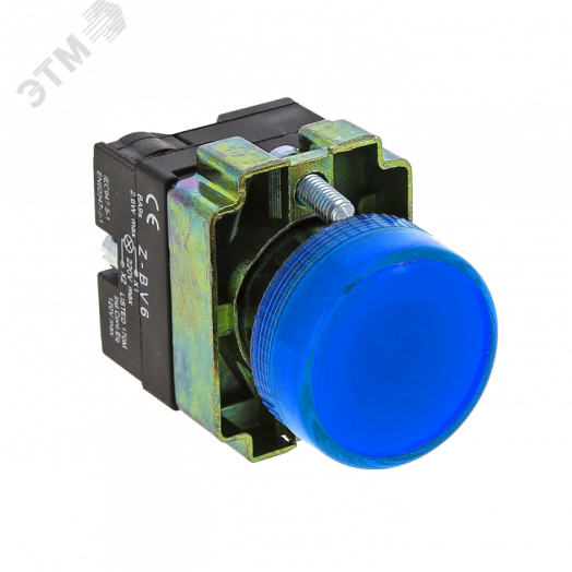 Лампа сигнальная BV66 синяя 24В PROxima