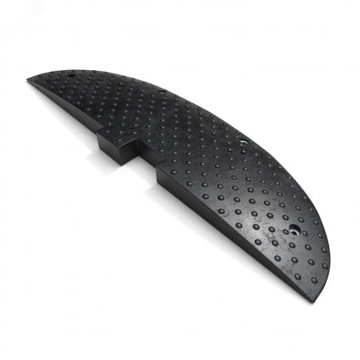 Искусственная дорожная неровность 900-2 (концевой элемент), резина