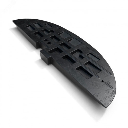 Искусственная дорожная неровность 900-2 (концевой элемент), резина