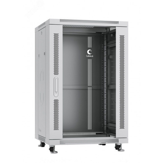 Шкаф монтажный телекоммуникационный 19дюймов напольный для распределительного и серверного оборудования 18U