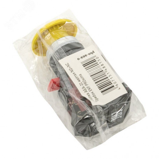 Кнопка AEA-22 Грибок желтая NO+NC