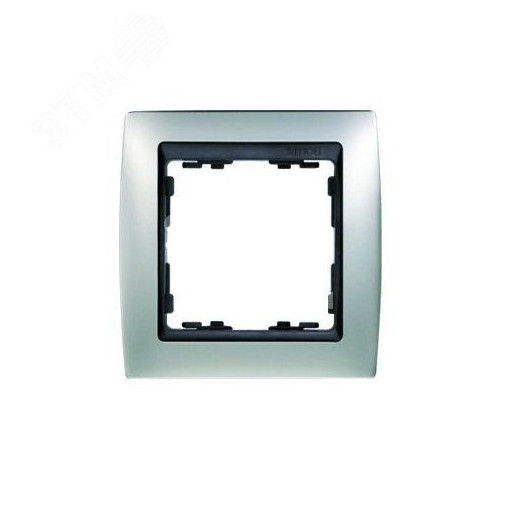 Рамка на 3 поста, S82, алюминий матовый - графит