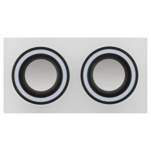 Встраиваемый светильник декоративный DK92 WH/BK MR16/GU5.3 белый/черный