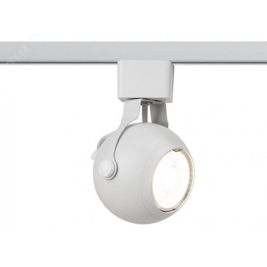 Трековый светильник однофазный TR35-GU10 WH MR16 белый под лампу