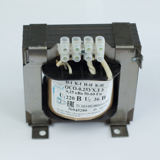 Трансформатор напряжения понижающий ОСО-0.4-09 УХЛ 3 220/12-24-36-42-110 (многовыводной)