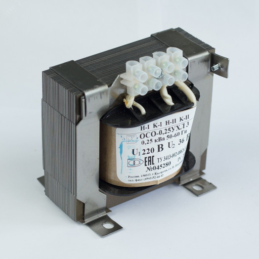 Трансформатор напряжения понижающий ОСО-0.4-09 УХЛ 3 220/12-24-36-42-110 (многовыводной)