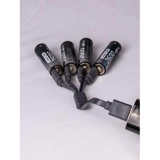 Аккумулятор АА Li-ion 1700мАч 4 шт в на блистере