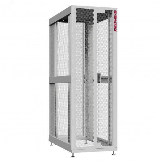 Шкаф серверный 24U 600х1070 передняя дверь: двустворчатая перфорированная IP20. задняя дверь: одностворчатая перфорированная IP20. боковые панели: без. цвет: серый RAL7035 