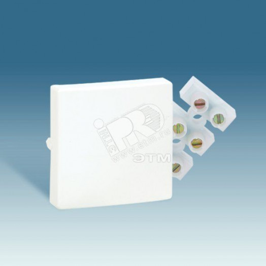 Кабельный вывод 3-х клеммный, S73L, белый