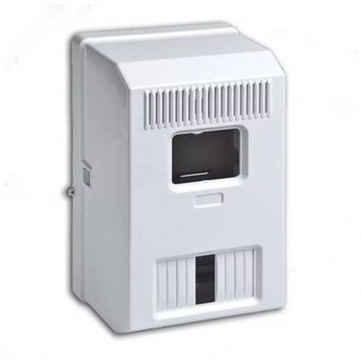 Корпус щитка квартирного для электронного счетчика белый IP30