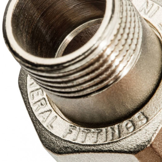 Разъемное соединение 'американка' ВН никелированное, уплотнение под гайкой o-ring кольцо 1/2