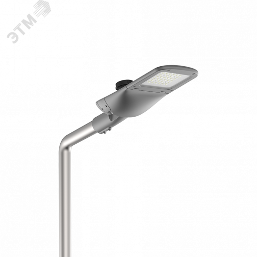 Светильник светодиодный ДКУ-50Вт 6100Лм 2700К Tornado Palaza NEMA Серый