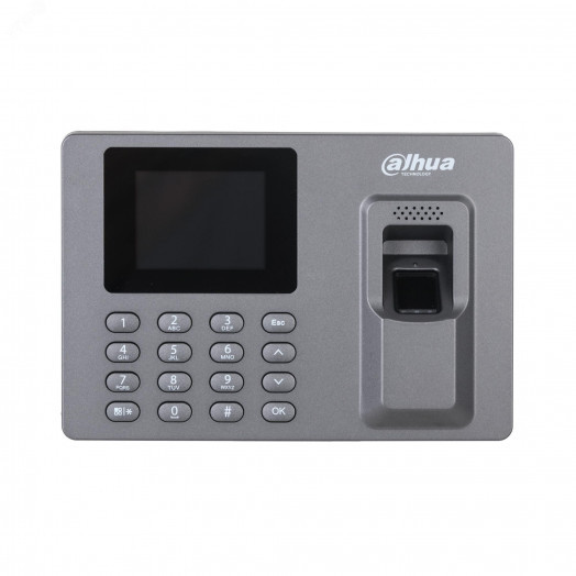 Терминал учета рабочего времени и контроля доступа со встроенными считывателем отпечатков пальцев