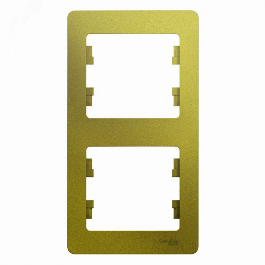 GLOSSA рамка 2-постовая вертикальная фисташковый