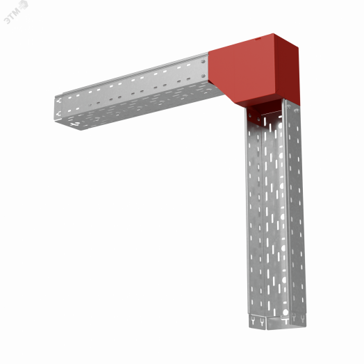 Угол верт. внеш. L 100х150 мм с разворотом трассы на 90 гр. ПЛЮС