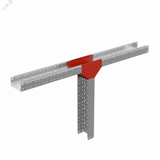 Т-отвод вертикальный вниз 80х500 мм ПЛЮС