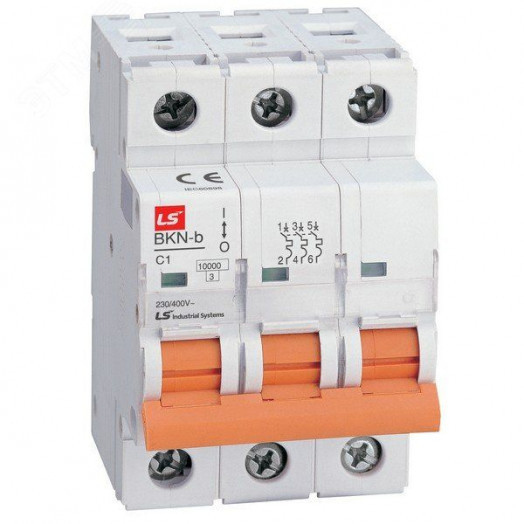 Выключатель автоматический 3п 40А D ВкN-В 10кА
