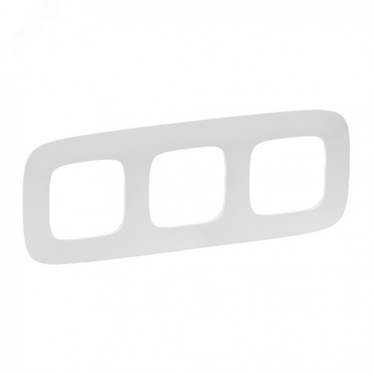 Valena ALLURE Рамка 3 поста жемчуг универсальная