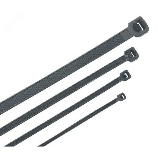 Хомут морозостойкий Хкм 4.8х200мм черный (100шт)