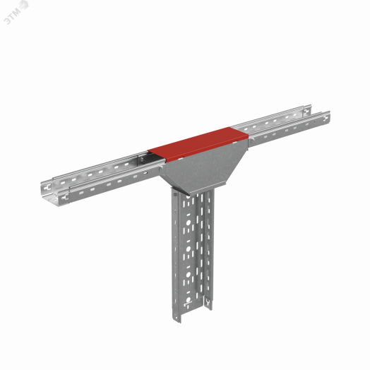 Крышка на верт. Т-ответвитель переходник 50-100 мм с разворотом трассы на 90 гр. ПЛЮС (нижняя часть больше исходной) HD