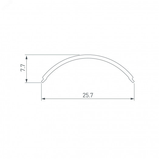 Экран SL-KANT-H20 ROUND OPAL (Arlight, Пластик)