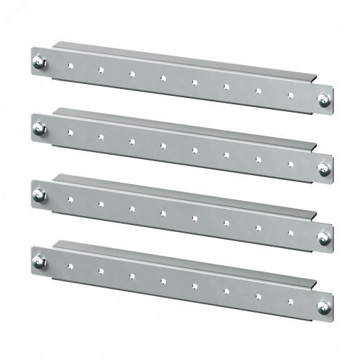 Горизонтальные дверные рейки для навесных корпусов, ширина одностворчатой двери 300 мм, 4 шт.