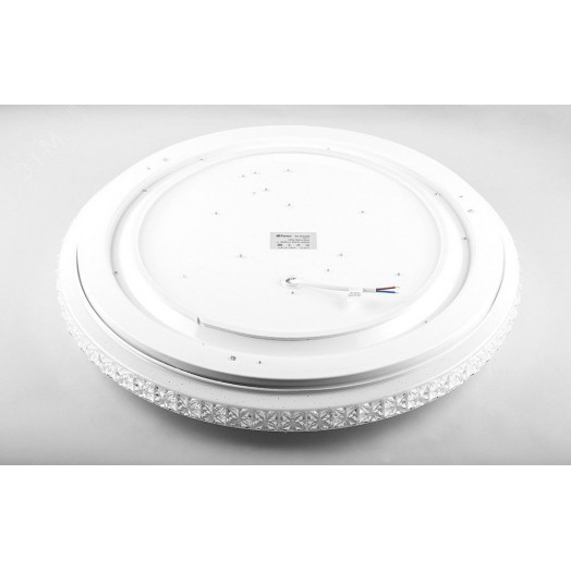 Светильник светодиодный ДБО-36w круглый матовый с эффектом Звездного неба регулировкой цветовой температуры 3000-6500К светового потока max 2900Лм и режима освещенности с пультом управления и таймером выключения