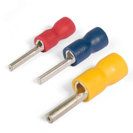 Наконечник кабельный штыревой круглый изолированный НШКИ 1.5-12 серия ПРОФИ