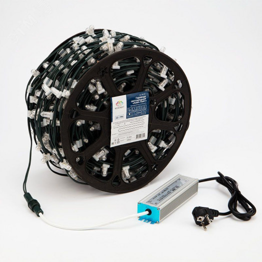 Гирлянда LED ClipLight 12V 150 мм, диоды тёплый белый