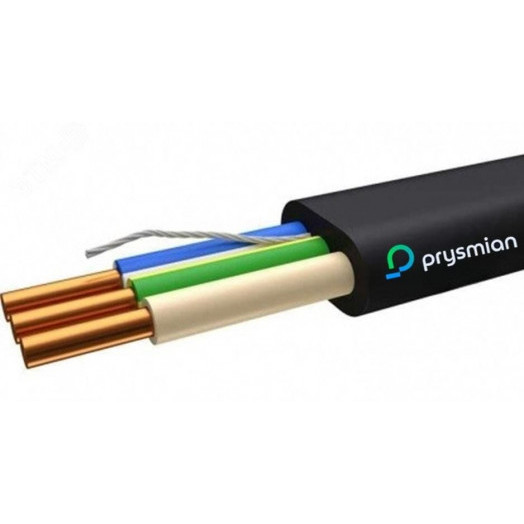 Кабель силовой ВВГ-Пнг(А)-LS 3х1.5-0.660 плоский рипкорд ``Монтажное счастье``