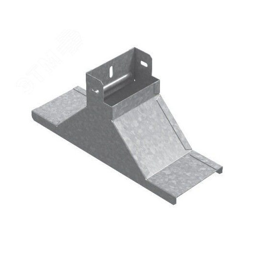 Крышка-ответвитель вертикальный к лотку 150х100, толщина 1,0 мм, Сендзимир цинк