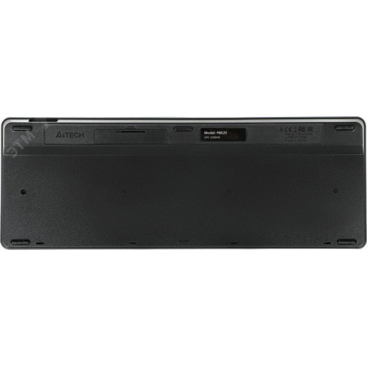 Клавиатура беспроводная Fstyler FBK25, USB, BT/Radio, slim, multimedia, черный/серый