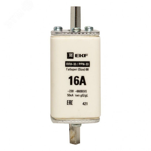 Вставка плавкая ППН-33 160/6А габарит 00