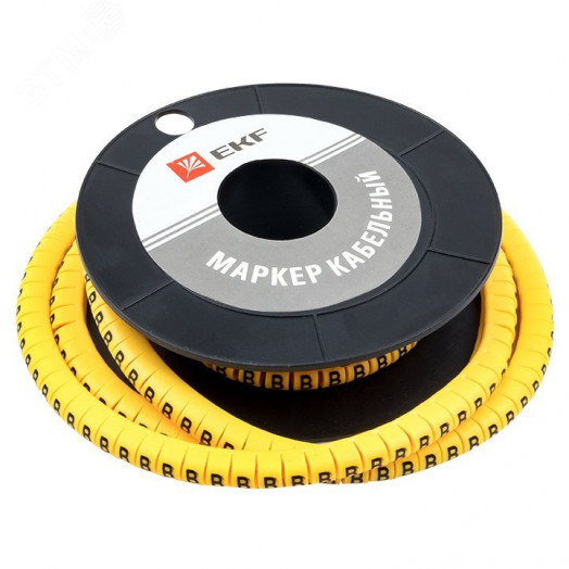 Маркер кабельный 2.5кв.мм B (1000ед) (ЕС-1)