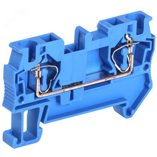 Клемма пружинная КПИ 2в-4 41А синий