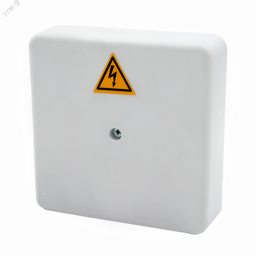 Коробка распределительная огнестойкая КРОПС-П2, IP41, габаритные размеры 100х100х30 мм, для кабелей сечением до 2,5 мм2, 8 клемм