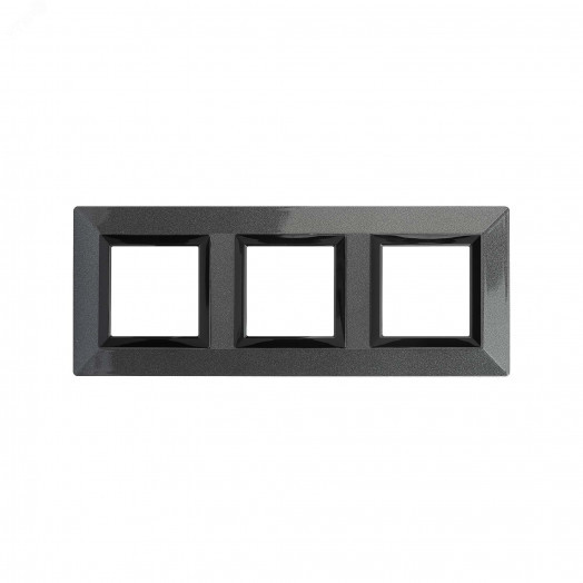 Рамка из металла, ''Avanti'', темно-серый, 6 модулей