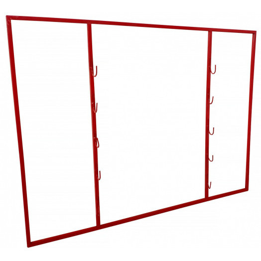 Щит пожарный металлический открытый каркасный (1200*800) без комплекта