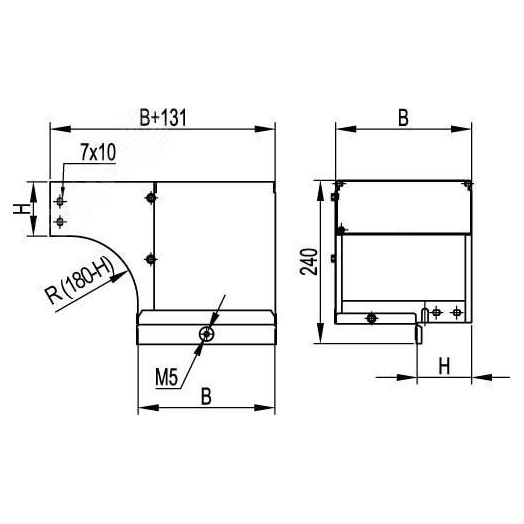 Угол CDSS 90 вертикальный внешний переходник левосторонний основание 80 H80 крепежные элементы и соединительные пластины