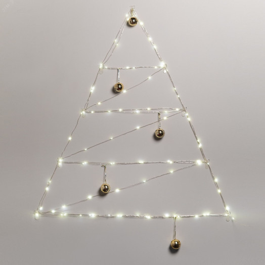 Гирлянда светодиодная новогодняя нить теплый свет 10 м 100 microled IP20 Intro Holiday INNR-01Z