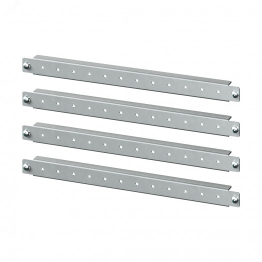 Горизонтальные дверные рейки для навесных корпусов, ширина правой створки двустворчатой двери 400 мм, 4 шт.